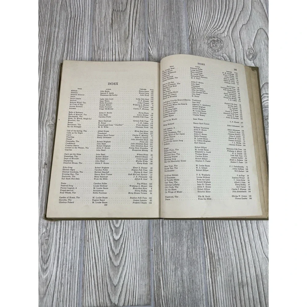 1925 Three-Part Music Ginn & Co Music Education Series Illustrated Antique